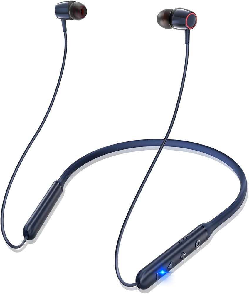 ネックバンド型 Bluetooth イヤホン Amazon.co.jp: 【業界トップ Bluetooth5.3+38時間連続再生】ネック