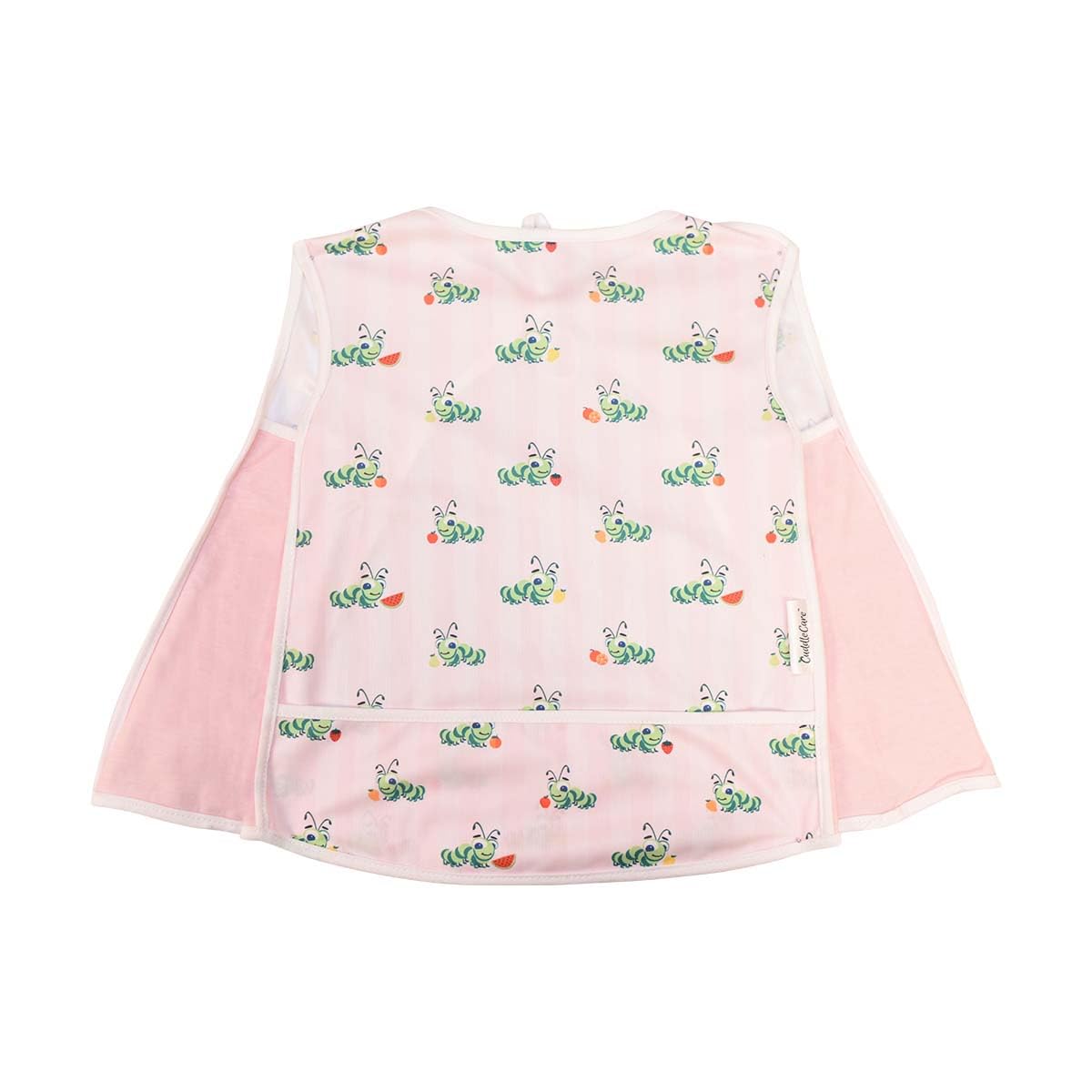 CuddleCare Kids Cotton/PUL Baby Apron Infant and Toddler Bib for New Born Baby boy and Girl/Washable/Reusueable/Quick Dry/Waterproof (6Months-3Years)-Hungry Caterpillar-image-34
