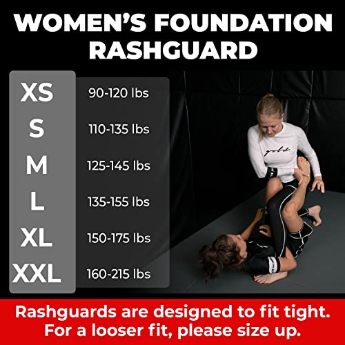 Gold Bjj Foundation Women'S Rash Guard - No-Gi And Gi Jiu Jitsu Rashguard For Women thumb #1
