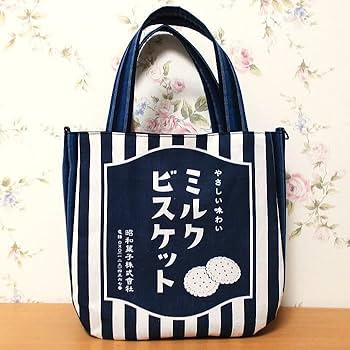 バッグ　昭和　レトロ Amazon.co.jp: 和柄丸みトートバッグ 昭和レトロ ミルク