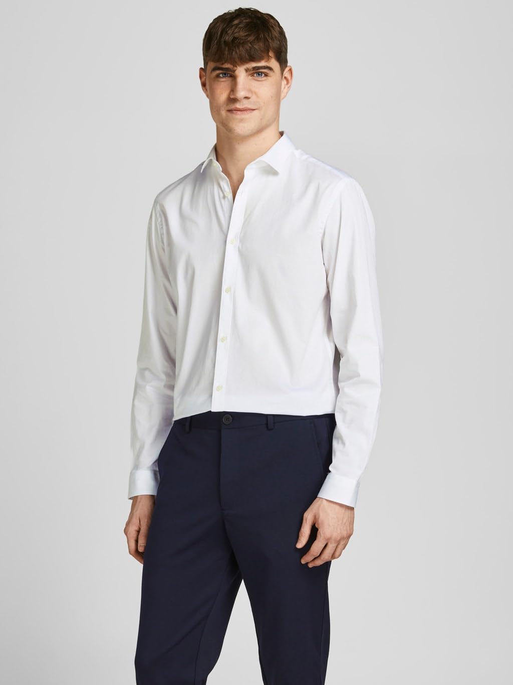 JACK & JONES Koszula Mężczyźni Jprblacardiff koszulka L/S Noos