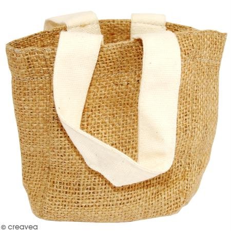 Sodertex Pot Toile x 10, Sac À Fleur en Jute, petit