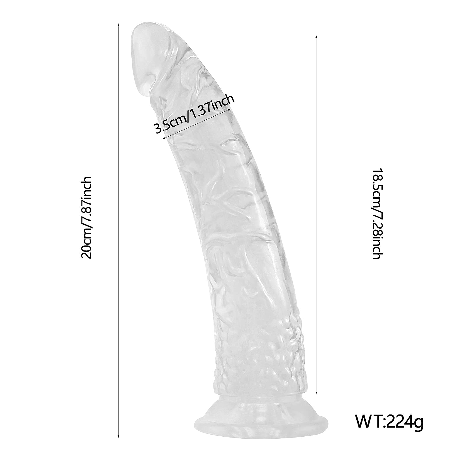 Godemichet et Ventouse, Gode Pénis, Strap On pour les Femmes et Les Hommes, Réglable Gode Ceinture Harness, Sex Toys pour la Masturbation des Femmes lesbien (Noir)