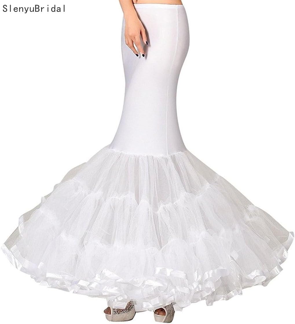 Petticoat Underskirt Crinoline Wedding Accessories for Mermaid Wedding Dress