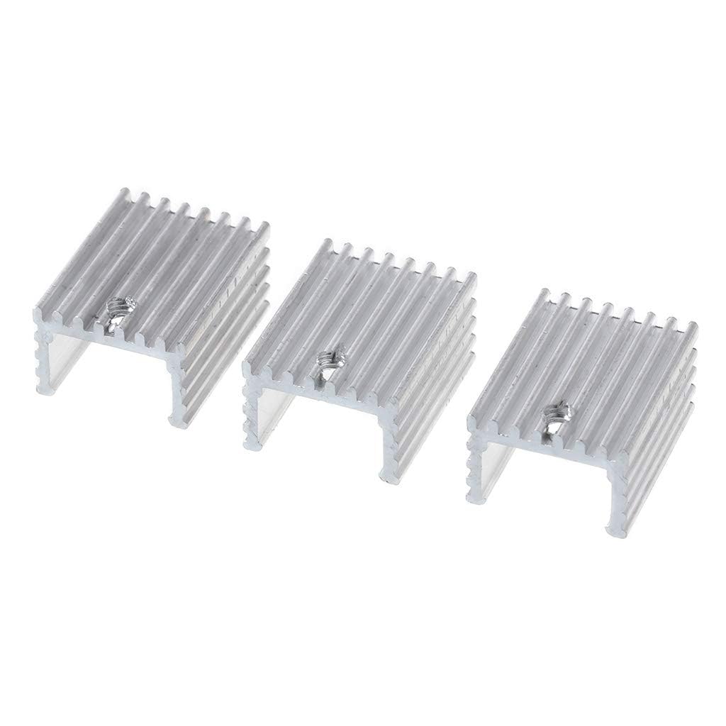 Aluminium TO-220 Heatsink to 220 Heat Sink Transistor Radiator TO220 Cooler Cooling 20x15x10MM Heat Sink Tubing