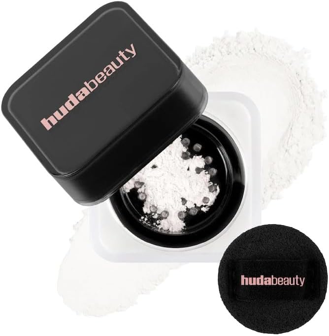 H.U.D.A - Mini Ezy Bake Loose Baking & Setting Powder, de larga duración, adecuado para el uso diario de maquillaje - (tonos claros a bronceados)