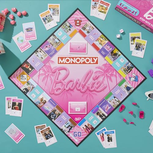 Monopoly: Barbie Edition juego de mesa miniatura 3