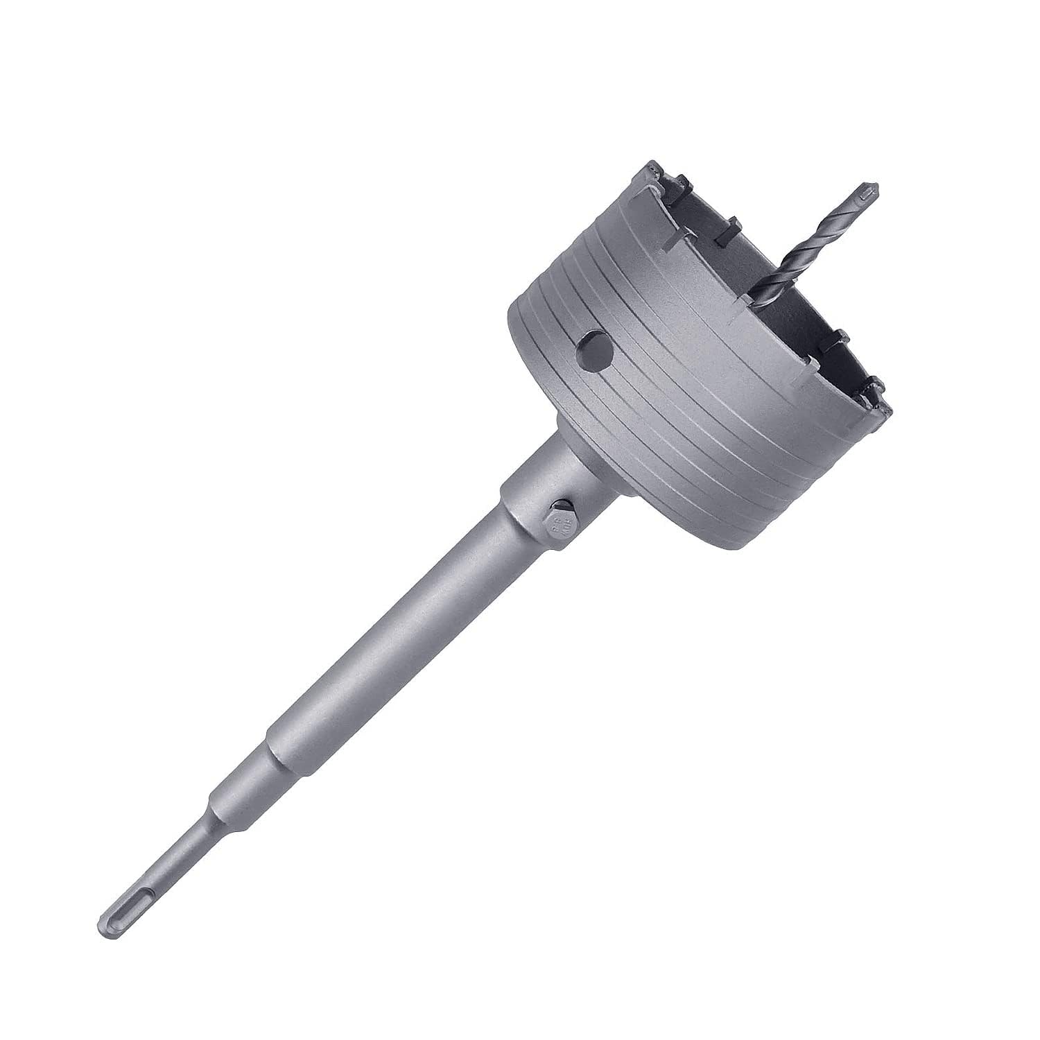 100mm / 4 inch Concrete Hole Saw with 300mm SDS Plus Shank Connecting Rod,Tungsten Carbide Teeth Cement Hole Saw for Cement Brick Concrete Stone Wall-image-31