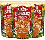 Paleo Pancake and Waffle Mix by Birch Benders, Made with Cassava, Coconut, Almond Flour, 12 Ounce (Pack of 3)