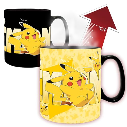 POKEMON - Mug Heat Change - 460 ml - Pikachu - cardboard box