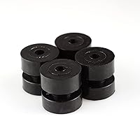 Vista 1 de Buje de poliuretano de escape, compatible con Peterbilt, (paquete de 4)