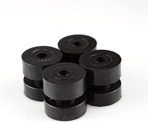 Whautole Buje de poliuretano de escape, compatible con Peterbilt, (paquete de 4)