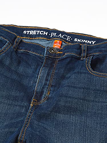 Image of The Children's Place boys Stretch Skinny Jeans, Lt Med Stone, 14 slim