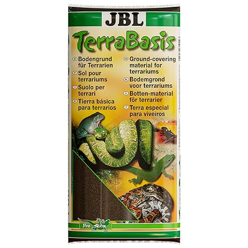 JBL TerraBasis Bodengrund für Regenwaldterrarien, Spezialerde ohne Düngezusatz, 20 l, 71012