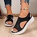 Imagen de Sandalias Deportivas Ortopédicas Para Mujer Moda Zapatos Con Punta Abierta Tacones Bajos Lavable De Verano Sandalia Para Caminar Ligero Y Cómodo