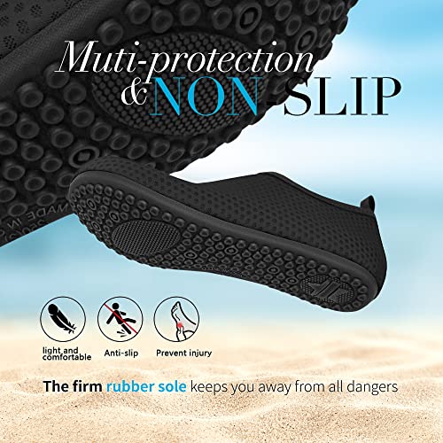 Image of Homitem Water Shoes for Women Men Aqua Socks Swim Beach Pool River Slip-On Barefoot Quick-Dry Vacation Cruise Essentials Accessories for Yoga Kayak Sports