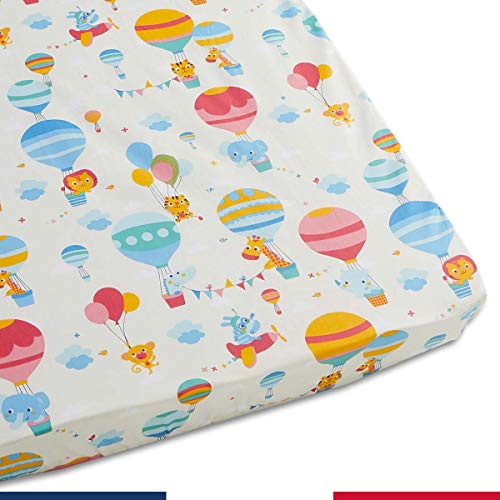 Atelier de Morphée Drap Housse Baloona pour Enfant - 80x160