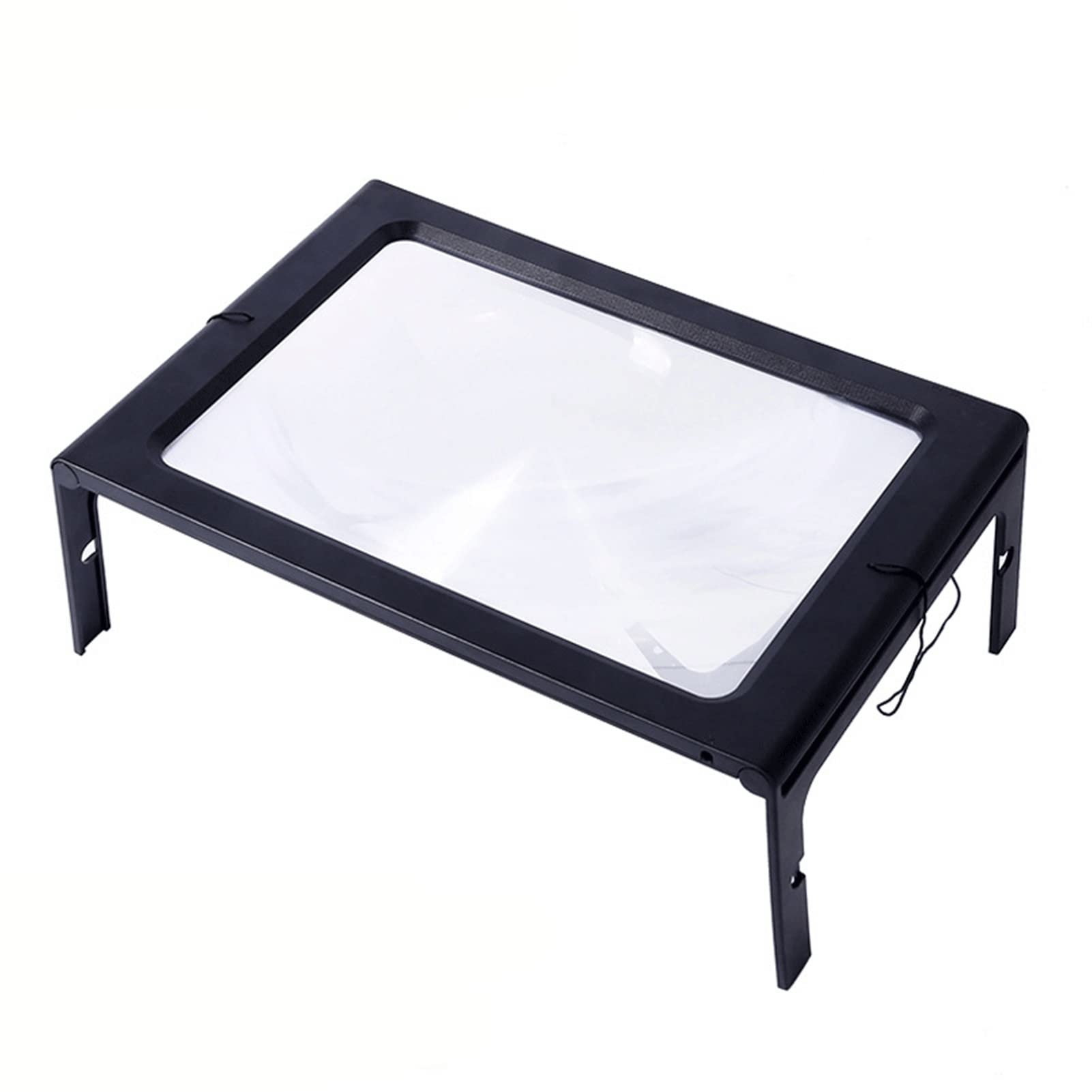Lupa Do Czytania Z Podświetleniem Led, Duża Lupa Pełnostronicowa Prostokątna Lupa Do Czytania Bez Użycia Rąk, Duża, Pełnostronicowa Lupa Z Wtyczką Usb Do Kontroli