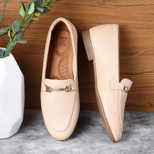 Image of YOHO Bliss Loafers for Women | Comfortable & Stylish Bellies | Fashion Moccasins with Footpharma Footbed | Slip-on for Casual & Formal Wear | 006