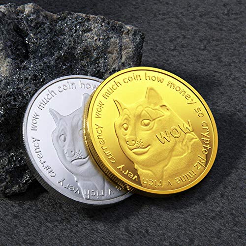 MMTY Dogecoin Crypto Coin Collectible Commemorative Non-Currency Coins - Thumbnail 4