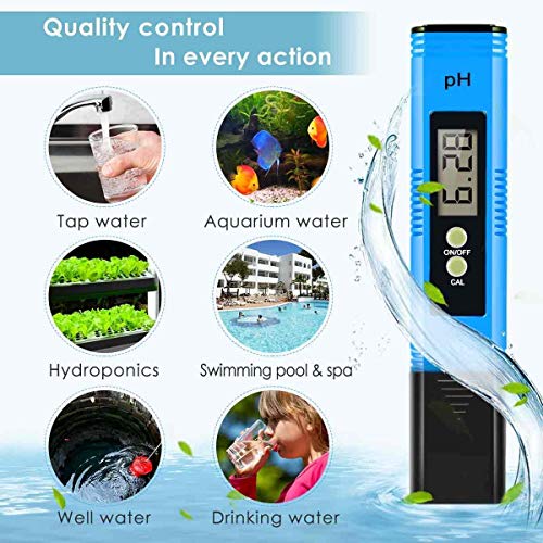 image for GDMONIN Digital PH Meter, PH Meter 0.01 PH High Accuracy Water Quality