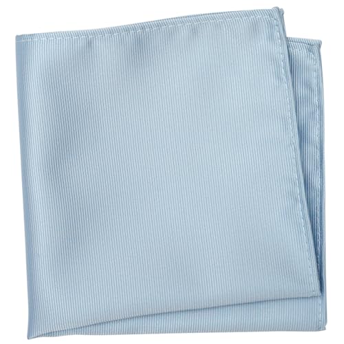 Image of Solid Pocket Square for Men's Suits and Blazers