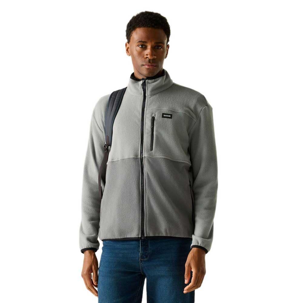 Regatta Mens Frankie Colour Block Fleece - Grey