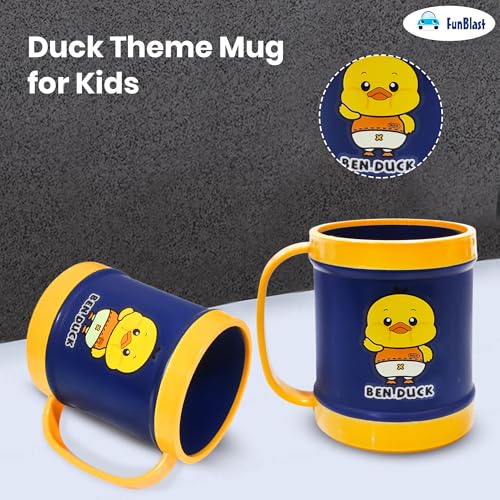 Image of FunBlast Milk Mug for Kids - Unbreakable Mug for Kids, Milk Mugs for Kids Unbreakable - Milk Drinking Cup for Kids (Pack of 1) (Duck)