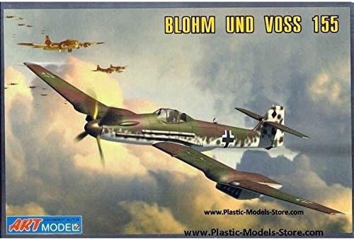 Miniatura 1 de Art Model Modelo de plástico de construcción avión avión BLOHM UND Voss 155 caza alemán 172 7202