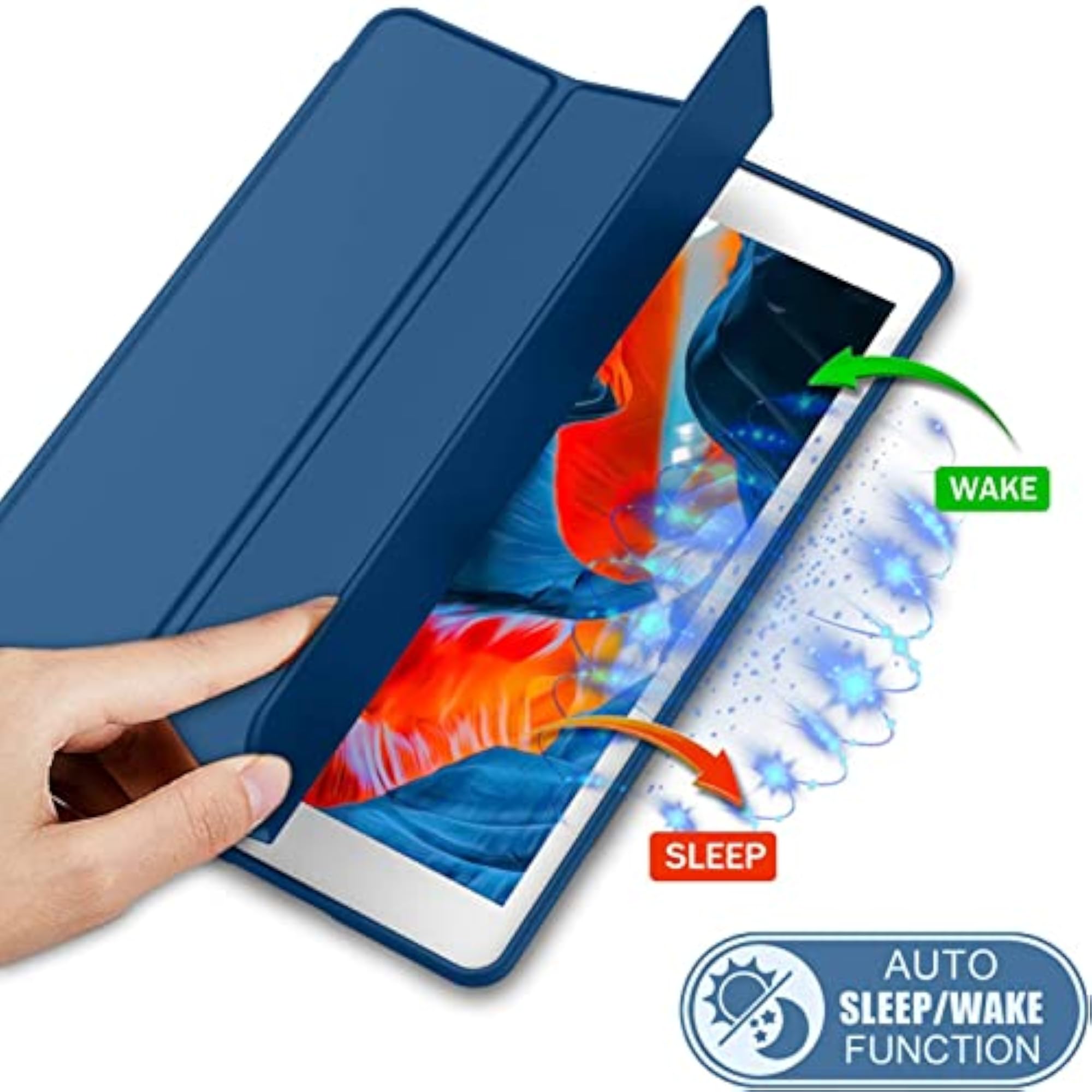 Smart Case for iPad 10.2 inch, Auto Sleep/Wake Cover