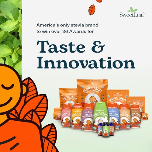 Sweetleaf Strawberry Guava Liquid Monk Fruit - Monk Fruit Liquid Sweetener Drops, Organic Monk Fruit Extract, Zero Calorie Sweetener, Sugar Free thumb #5
