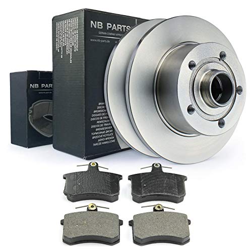 Frenos/discos de freno de 245 mm de diámetro completo trasero + pastillas de freno NB Parts Germany 10038554 Cover