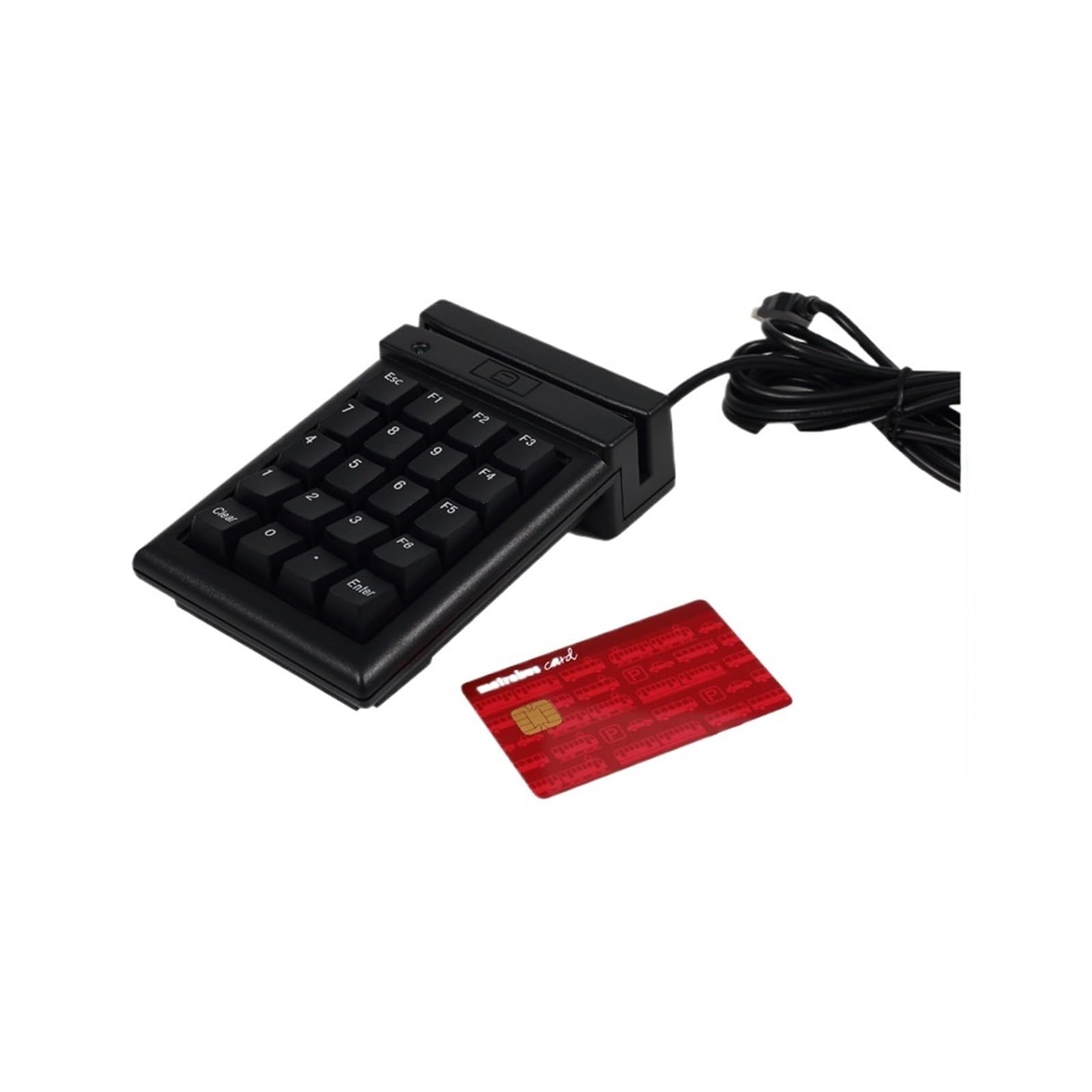 Caisse enregistreuse Clavier de Mot de Passe d'interface USB à Trois Pistes, Clavier de Mot de Passe de caissier de supermarché 20 Touches pour Les Petites Entreprises