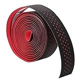 【DOS COLORES】: nuestra cinta para manillar de bicicleta de carretera proporciona 2 colores para que elijas, rojo y negro, que pueden satisfacer diferentes necesidades y requisitos.