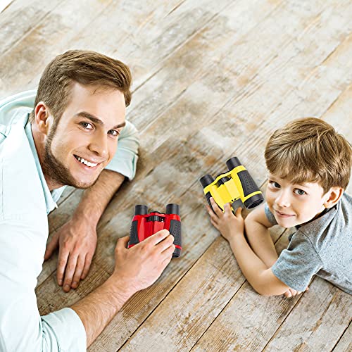 Binoculares compactos para niños set de 4 piezas miniatura 5