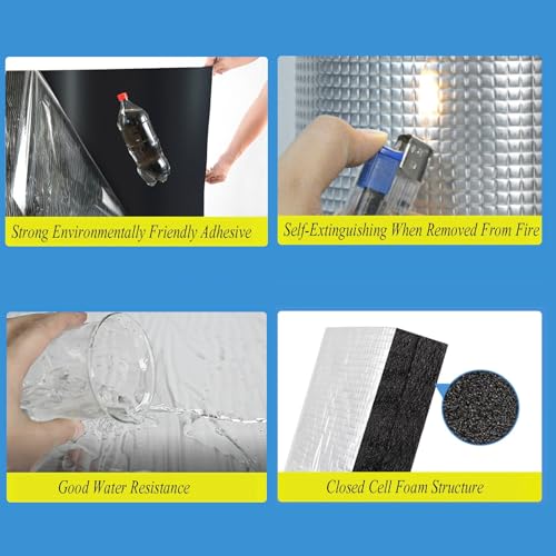 Aislamiento automotriz de aluminio autoadhesivo e impermeabilización 4