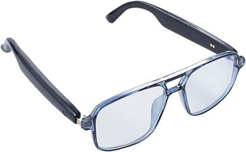 Miniatura 8 de Gafas inteligentes Bluetooth para hombre, altavoz de audio, lentes Bluetooth con altavoces, gafas de sol inteligentes de cristal azul, gafas