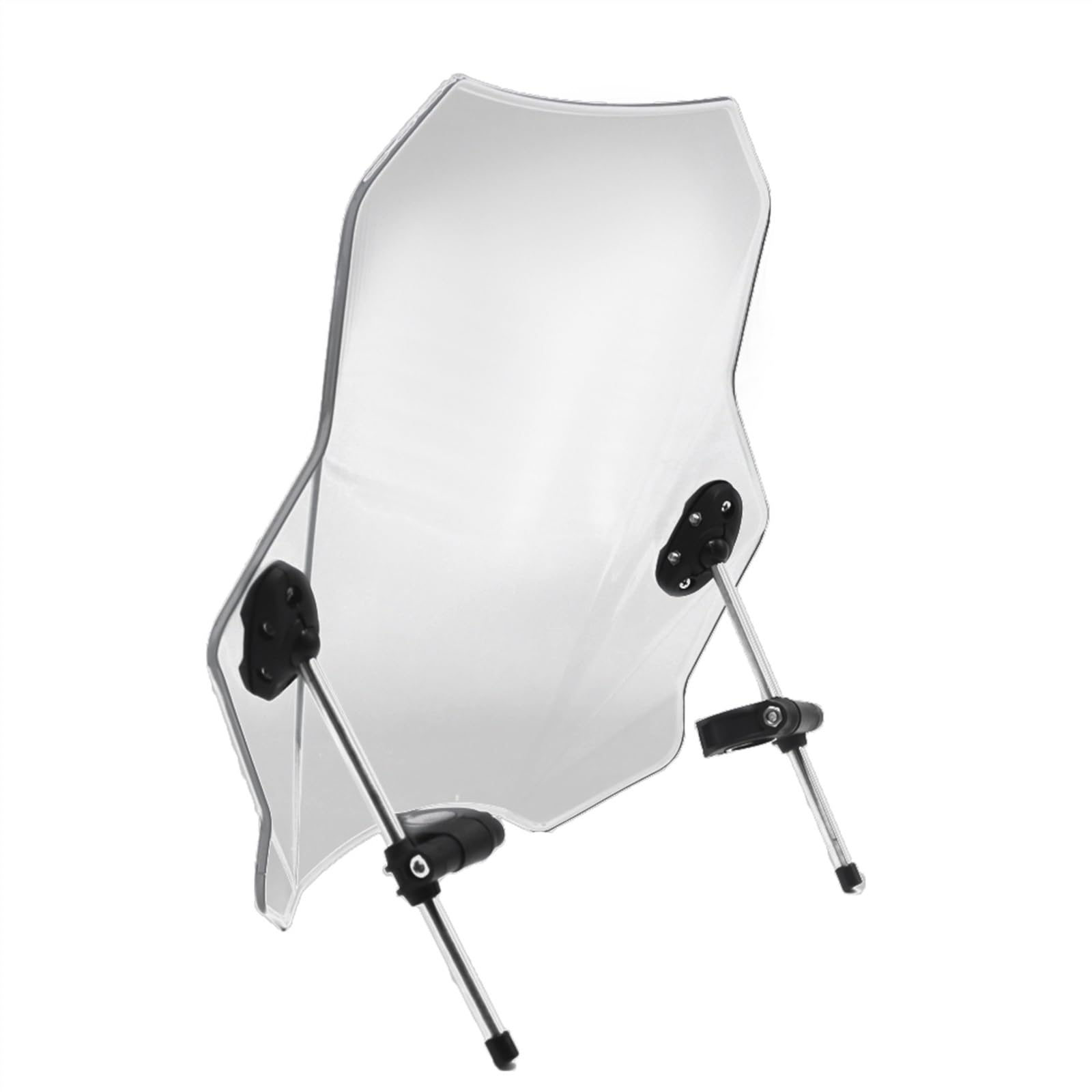 Attacco Per Parabrezza Parabrezza Deflettore D'aria In Plastica Spoiler Modificato Per Moto Regolabile Deflettore D'aria Per Hunter 350(Transparent)