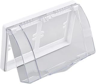 Qianly Waterproof Outlet Cover, Outdoor Protector, Waterproof Box Wall Box for Home Bathroom Equipment, 86 Type 189x114x45mm