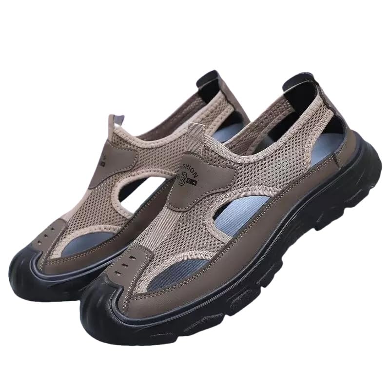 [New Summer Mesh Slip-On] Breathable Mesh Slip-On Shoes - Men's New Summer Shoes for Driving, Outdoor Activities, and The Beach
