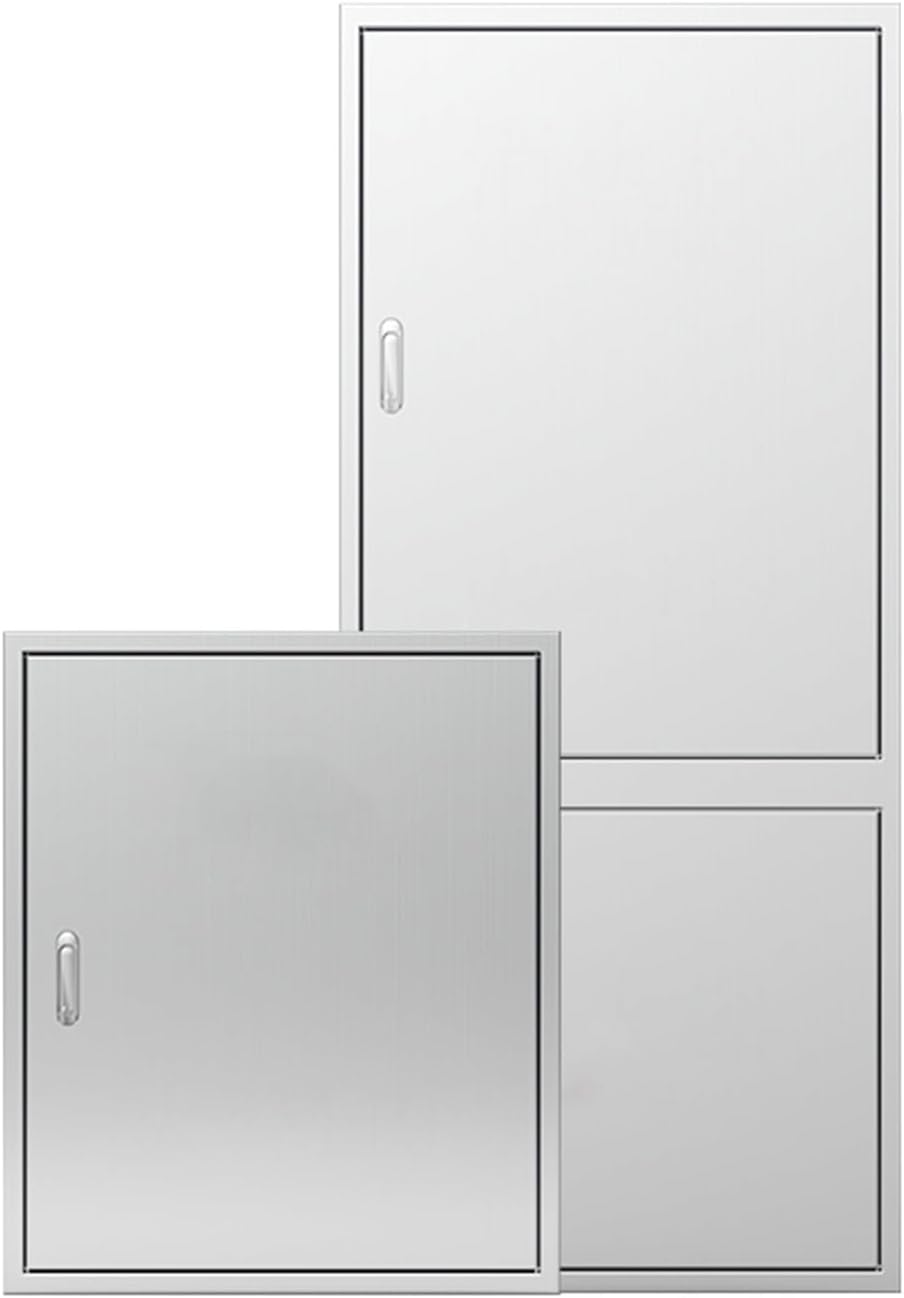 Flush Mount Stainless Steel Outdoor Cabinet Doors,Heavy Duty Plumbing Access Panel with Spring,Home Wall Inspection Hatch,Inspection Door for Heating Replacement Electrical Plumbing