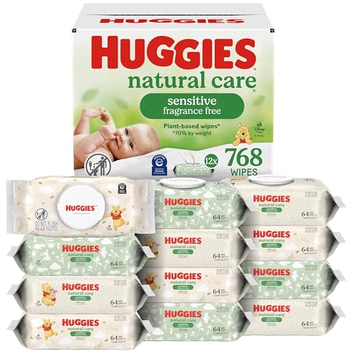 Huggies Natural Care Sensitive Baby Wipes,...