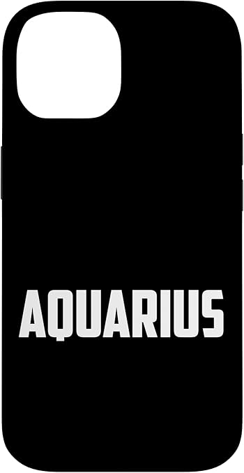 Aquarius Zodiac Sign Novelty Graphic Tees & Cool Designs Case for iPhone 14