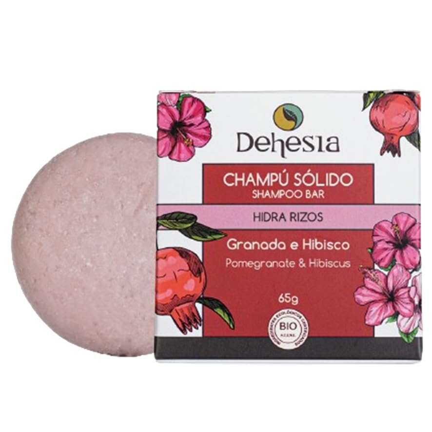 Champu Solido Hidra Rizos Granada e Hibisco Bio 65gr