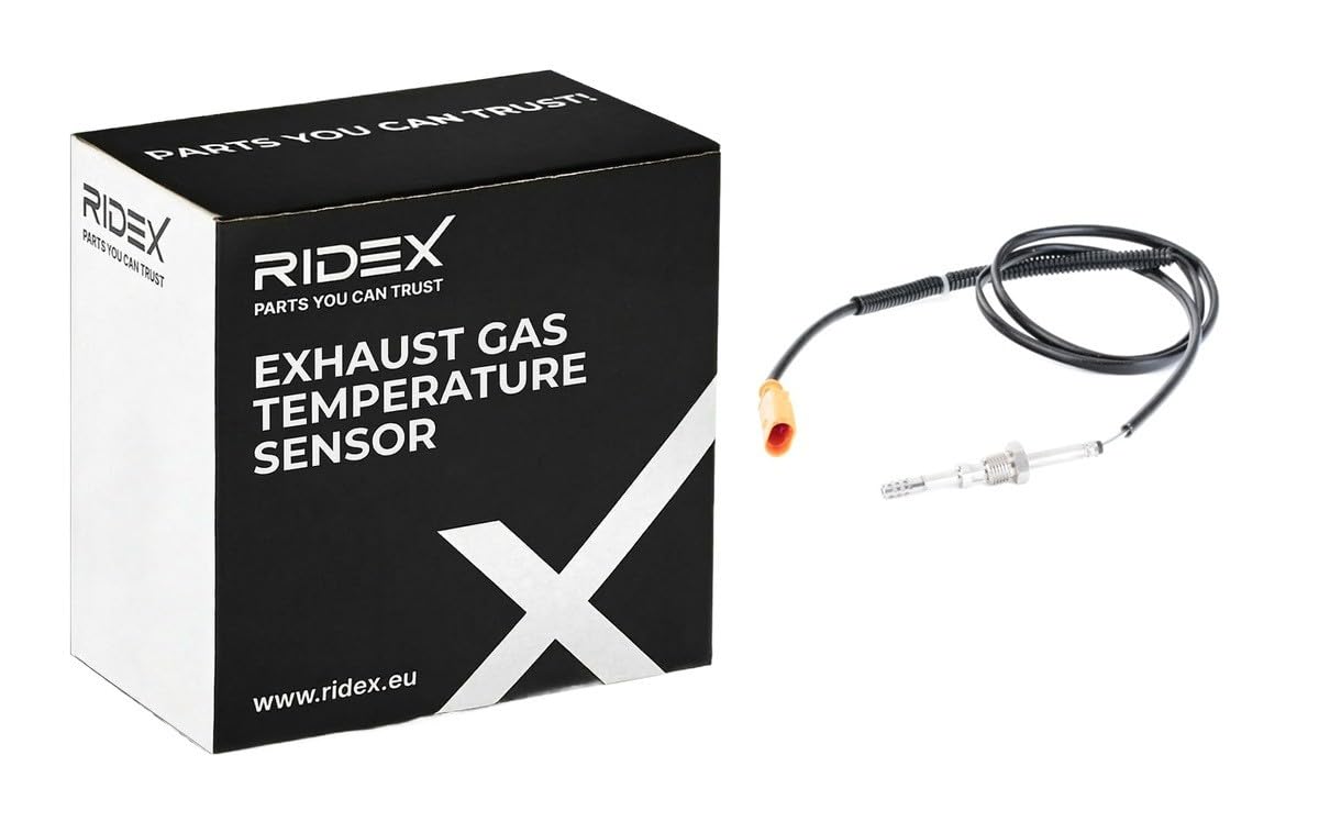 RIDEX 3938E0043 Sensore Temperatura gas scarico Compatibilità con VW Transporter T5 Van 7HA, 7HH, 7EA, 7EH