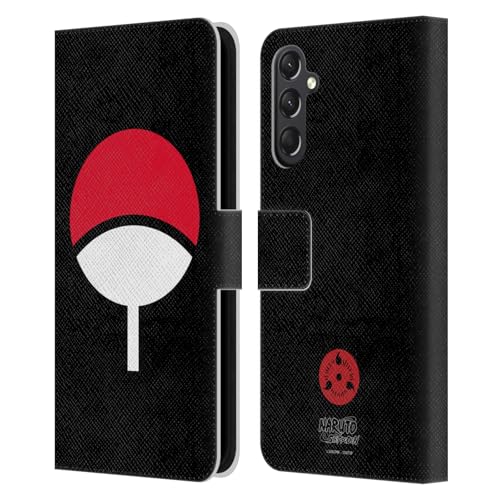 Étui Naruto Shippuden Clan Uchiha pour Samsung Galaxy A24 4G et M34 5G portefeuille cuir