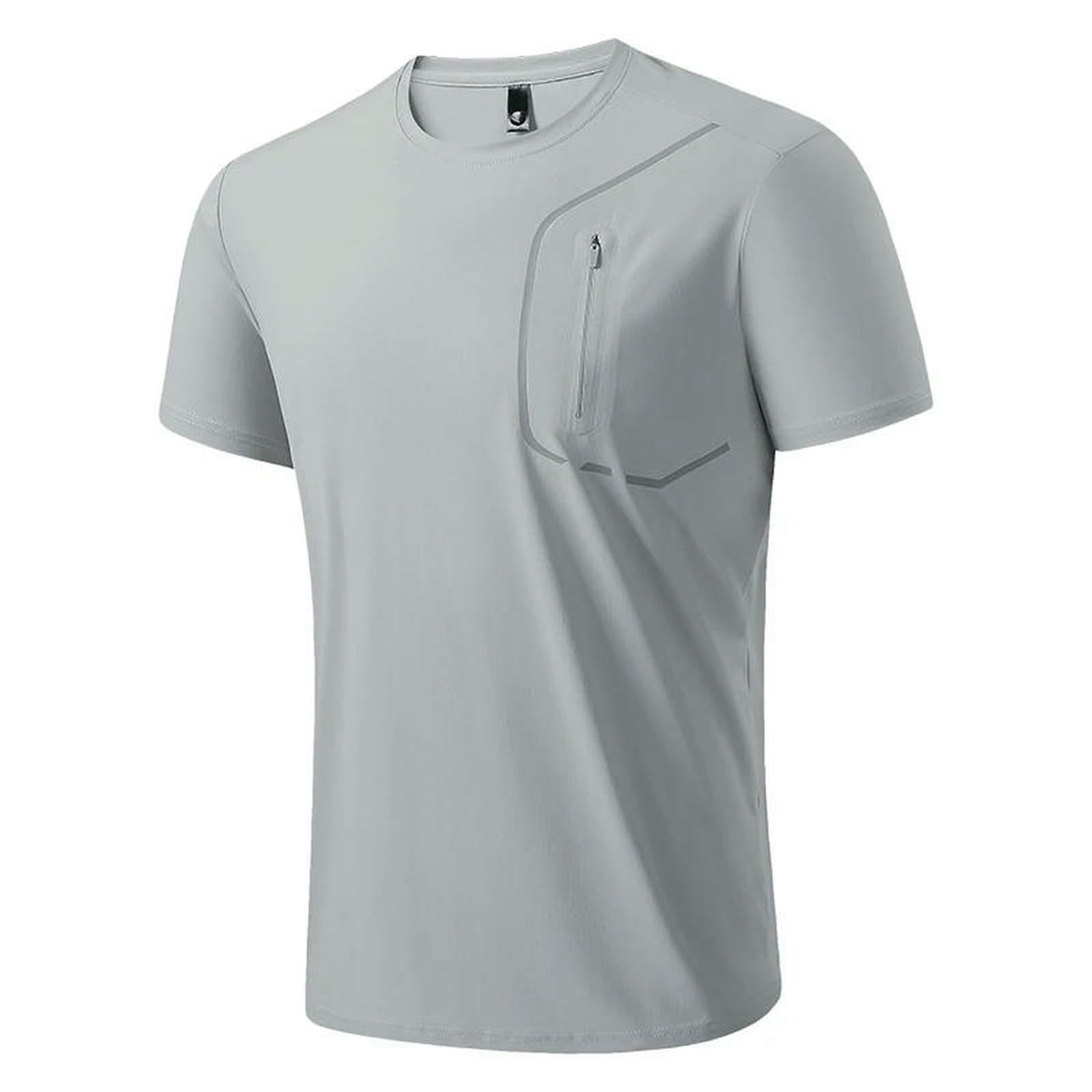 Herren T-Shirt Quick Dry Sport Kurze Ärmel Sommer Casual Schwarz Grün Oversize Top Tees Gym Tshirt Kleidung-blue-5xl for 190 cm 100kg