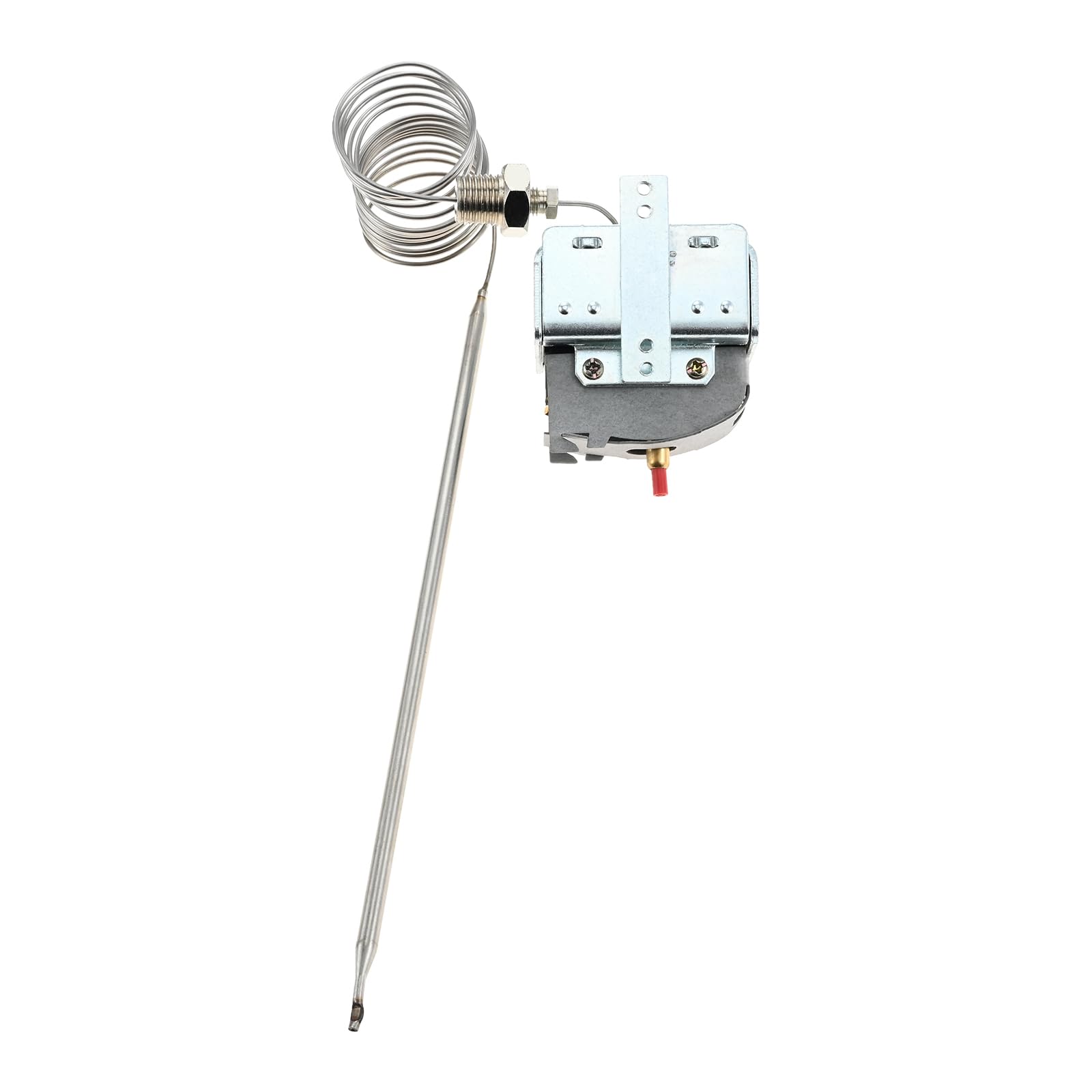 1 juego PP10084 termostato de seguridad de alta temperatura compatible con freidoras Pitco, rosca de 1/4" MPT, caja de almacenamiento, 232 °C (450 °F), compatible con freidoras PITCO