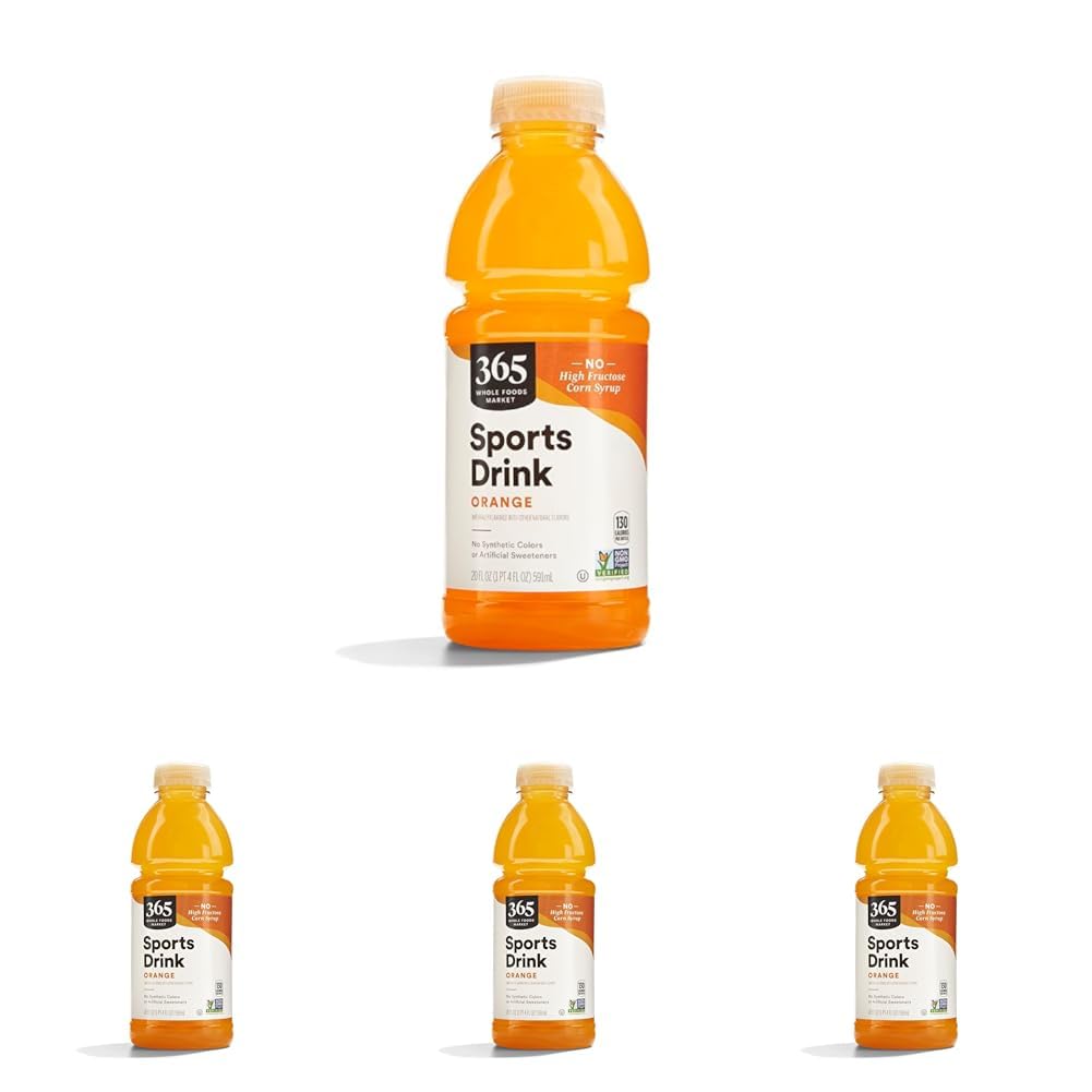 Sports Drink, Orange, 20 Fl Oz (Pack of 4)