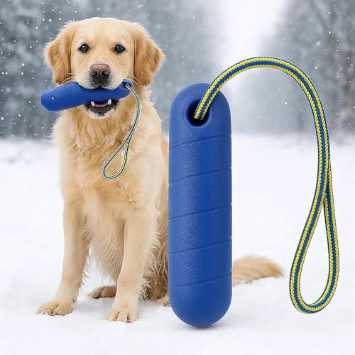 HENGBIRD Gioco Cane Inverno Eva con Corda – Giocattolo da Masticare per Cani, Gioco Interattivo e Anti Stress, Giocattolo Resistente per Addestramento, Pulizia Dentale e Uso in Casa